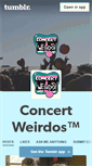 Mobile Screenshot of concert-weirdos.com