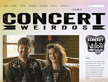 Tablet Screenshot of concert-weirdos.com